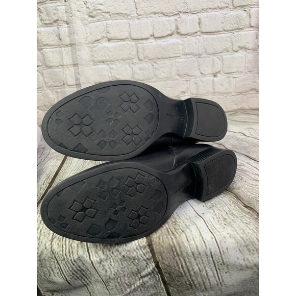 Naturalizer N5 Comfort JAMISON Black Knee High Leather Riding Boots, Size 8.5 - Picture 5 of 5